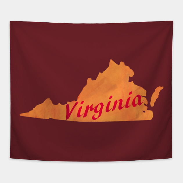 630x630 The State Of Virginia - Virginia Watercolor