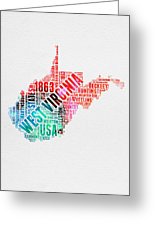 155x226 West Virginia Watercolor Word Cloud Map Digital Art By Naxart Studio - Virginia Watercolor