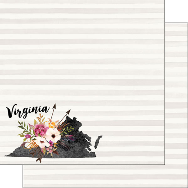 600x600 Scrapbook Customs Virginia Watercolor Paper - Virginia Watercolor