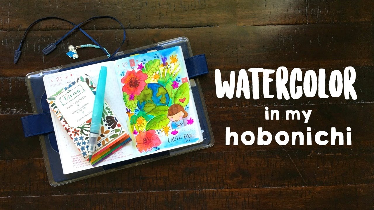 1280x720 Watercolor In My Hobonichi - Viviva Watercolor