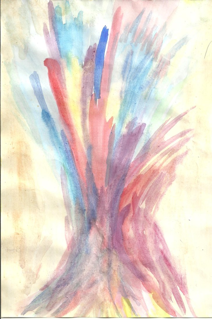 729x1097 Watercolor Volcano By Xghostflowersx - Volcano Watercolor