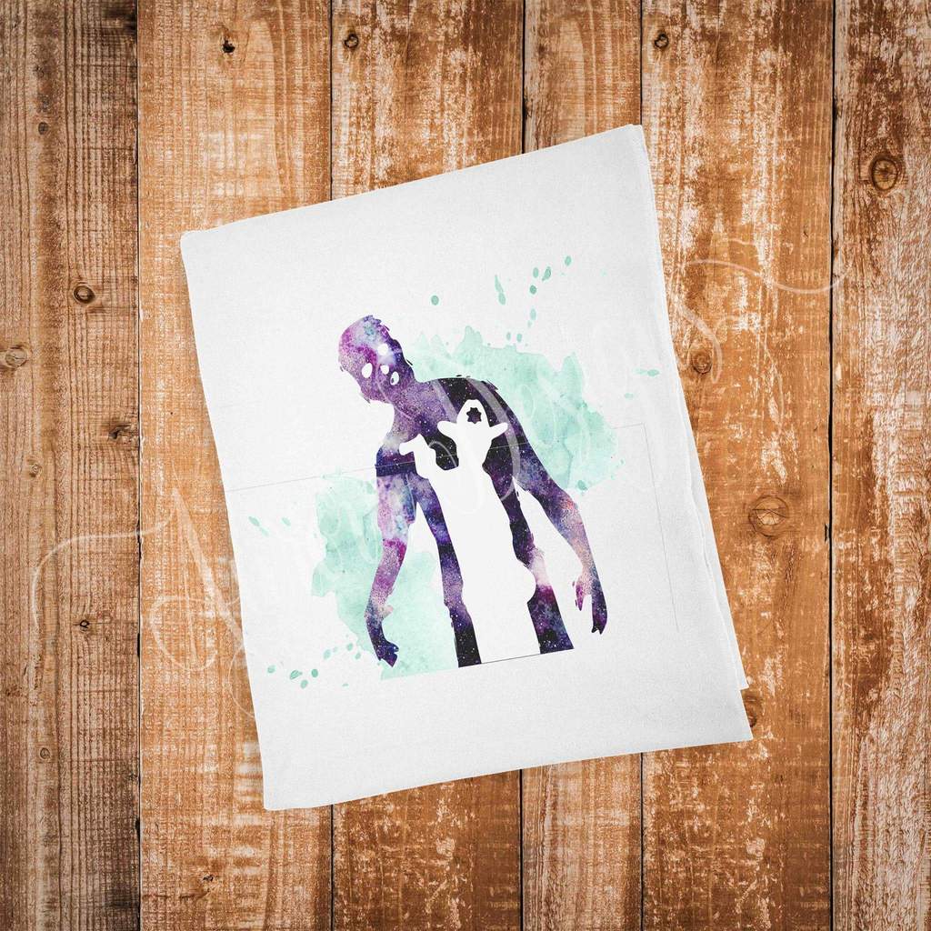 1024x1024 Walking Dead Watercolor Panel - Walking Dead Watercolor