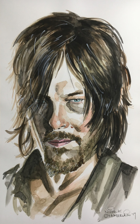 471x750 Nicholas The Walking Dead Tumblr - Walking Dead Watercolor