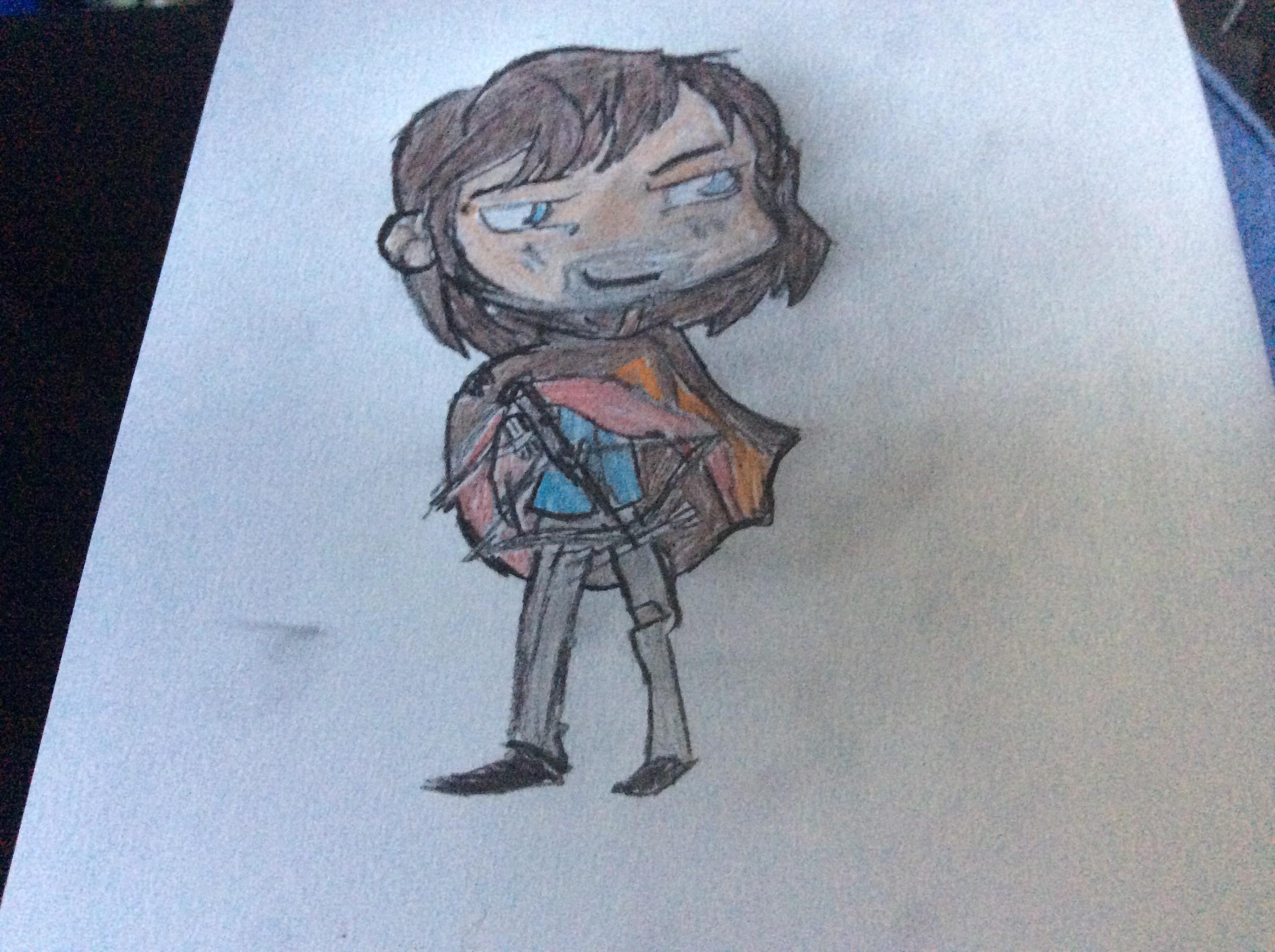 2592x1936 I Started Drawing Some Walking Dead Stuff, Anyone Think This Is - Walking Dead Watercolor