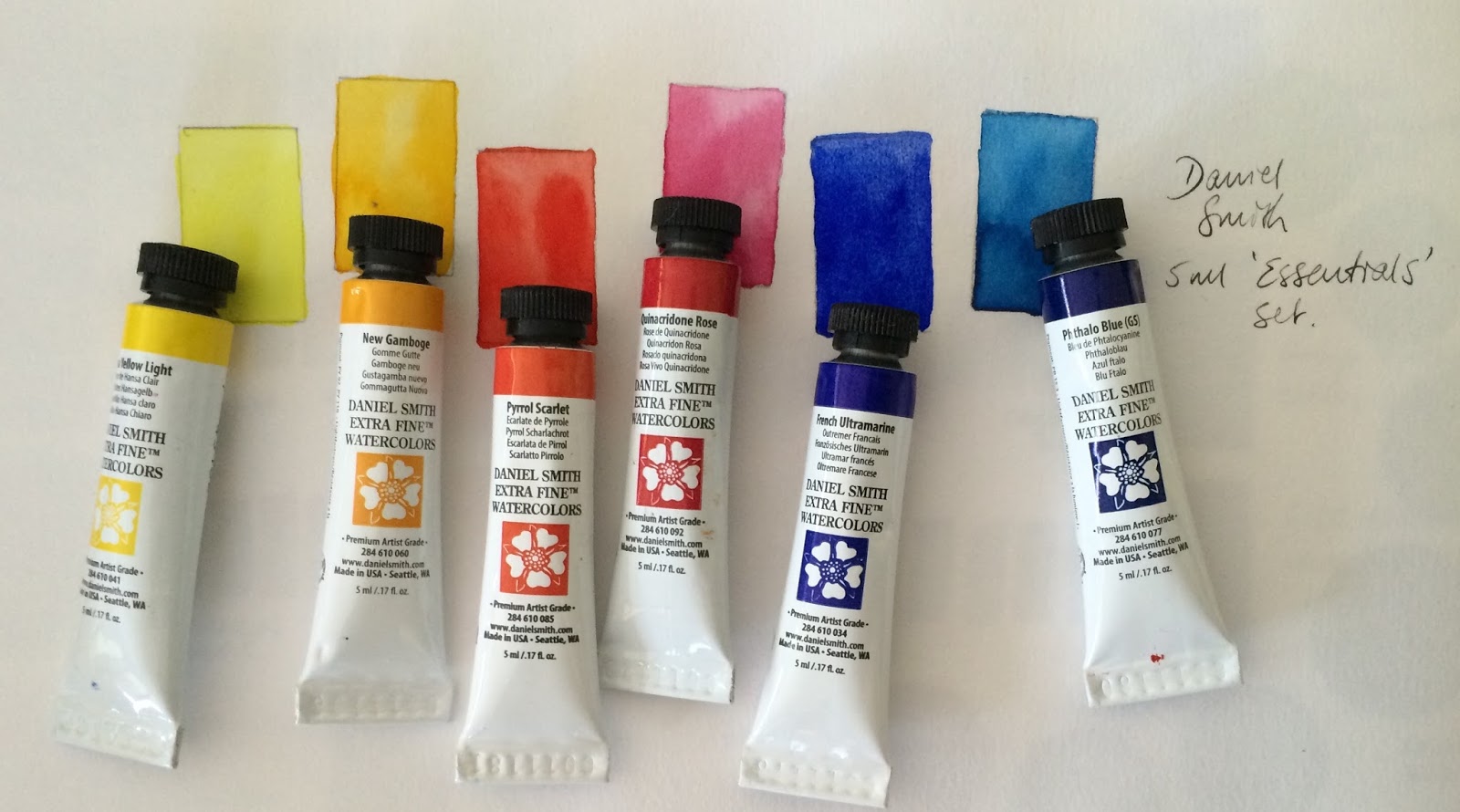 1600x890 Jane Blundell Artist Daniel Smith Essentials - Warm And Cool Watercolor Chart