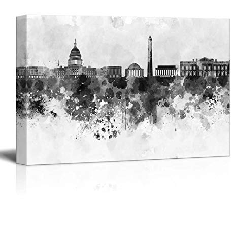 463x463 Wall26 - Washington Dc Watercolor