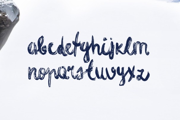 607x404 Font Fjord Brush Font Free Download Typeface - Water Brush Font