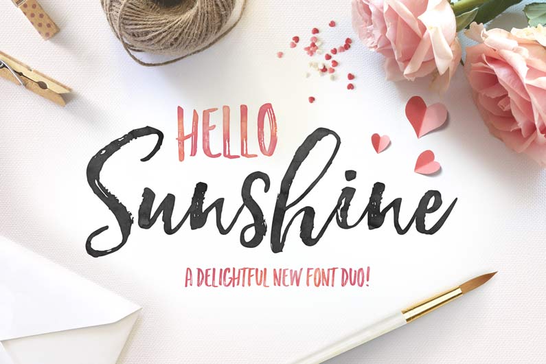 795x530 The Most Popular And Best Brush Script Fonts - Water Brush Font