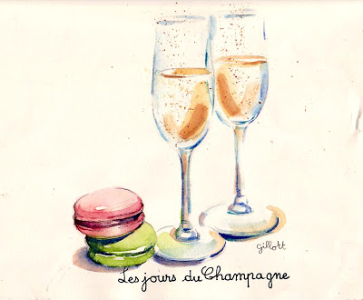400x330 Paris Breakfasts May 2008 - Water Color Champagne