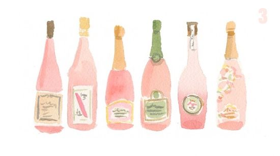 550x307 Pink Watercolor Champagne Consider This Pink - Water Color Champagne