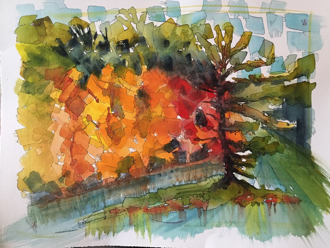 1066x800 Watercolours - Watercolor 2016