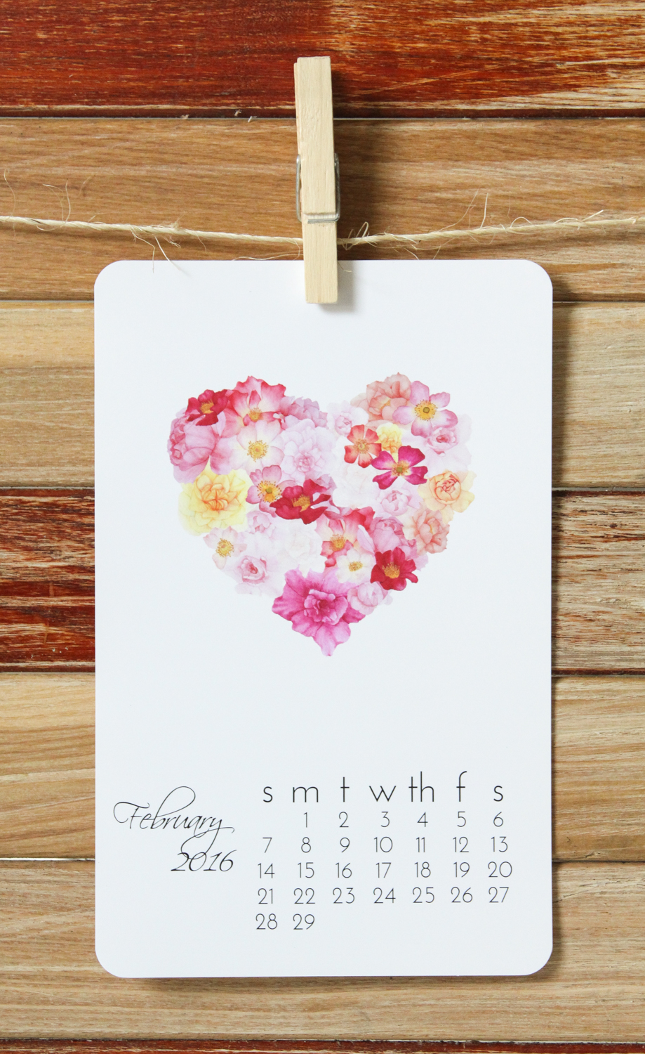 919x1500 Introducing My 2016 Watercolor Art Print Calendar - Watercolor 2016 Calendar