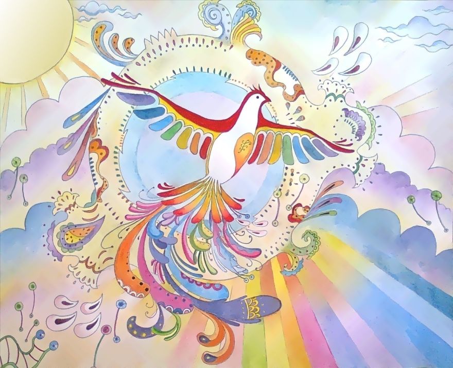 880x715 My Watercolor Series Of Abstract Animal Illustrations Bored Panda - Watercolor Abstract Animals