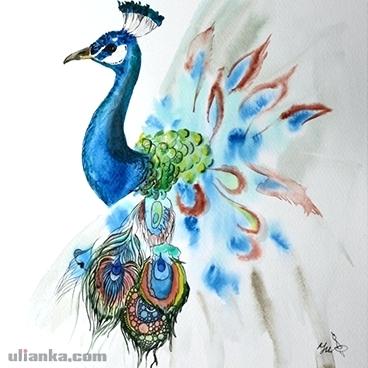 Watercolor Abstract Animals at PaintingValley.com | Explore collection ...