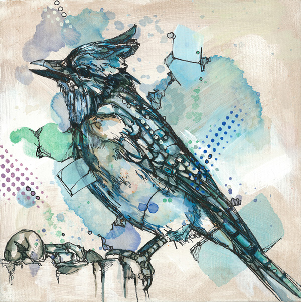 600x602 Abstract Animal Portraits By Jon Shaw 04 Designwrld - Watercolor Abstract Animals