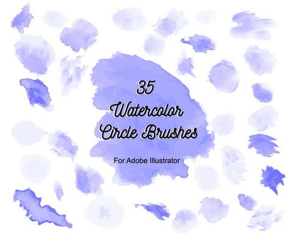 Watercolor Swatches Illustrator Free at PaintingValley.com | Explore