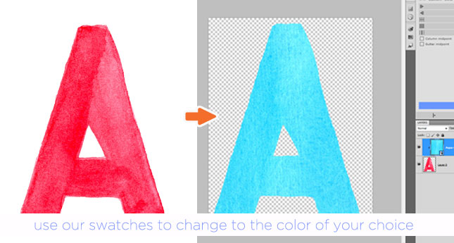 645x345 Introducing Our Watercolor Alphabet Font - Watercolor Alphabet