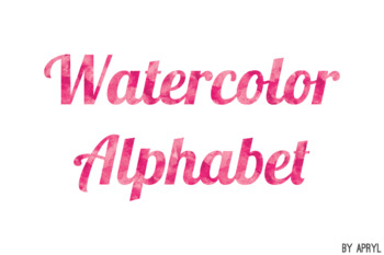 350x233 Pink Watercolor Alphabet Clip Art Metallic Look 81 Png Letters - Watercolor Alphabet Letters