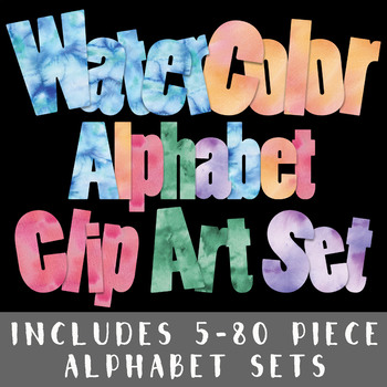 350x350 Watercolor Alphabet Letters - Watercolor Alphabet Letters