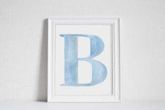 530x353 Watercolor Alphabet Letters - Watercolor Alphabet Letters