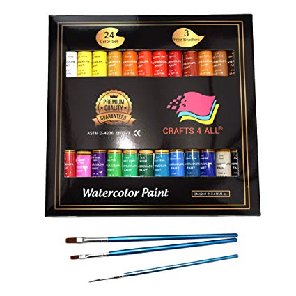 425x425 Watercolor Paint Set By Crafts 4 All Premium Quality - Watercolor Amazon
