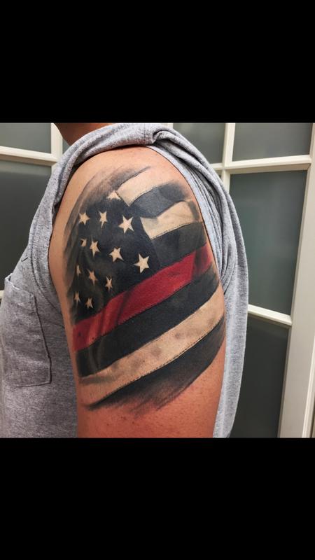 450x800 Rebel Muse Tattoo Tattoos Cookie American Flag - Watercolor American Flag Tattoo