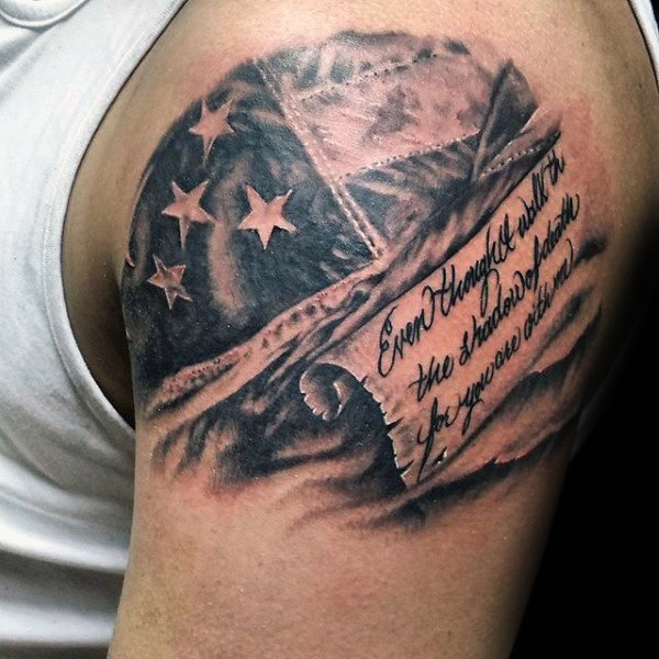 600x600 The 80 Best American Flag Tattoos For Men Improb - Watercolor American Flag Tattoo
