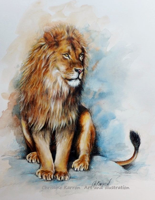 650x839 On The Watch - Watercolor And Colored Pencil