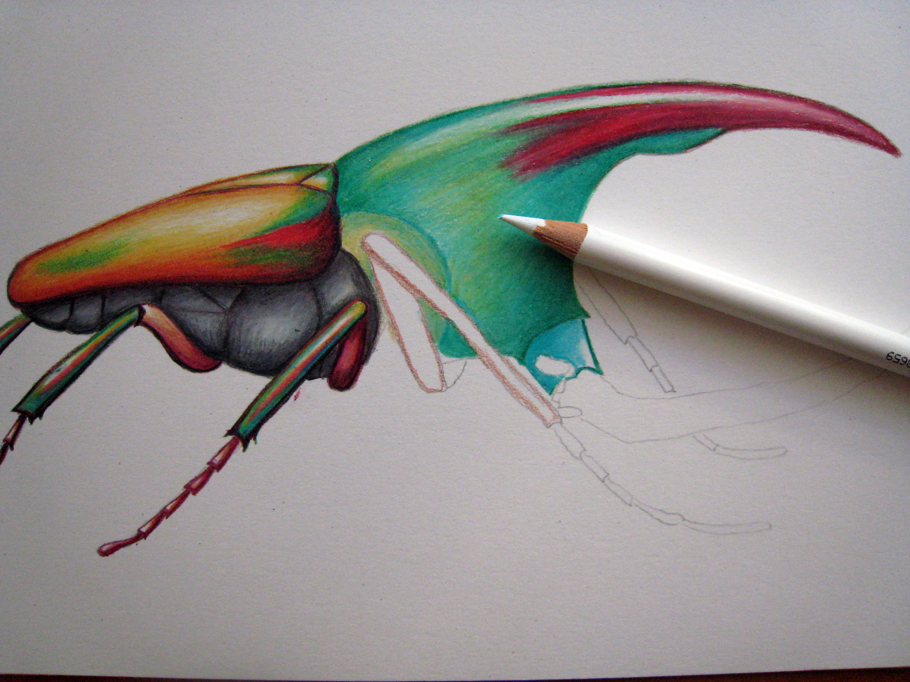 3072x2304 Pictures Watercolor And Colored Pencils, - Watercolor And Colored Pencil