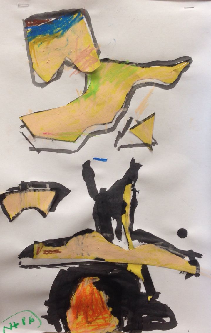 718x1136 Watercolor And Marker Works Of Art Inspired By Pablo Picasso - Watercolor And Marker