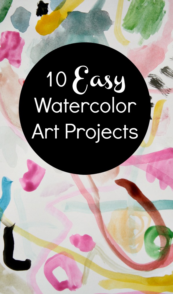 600x1017 Art Projects Using Only Watercolors And A Marker - Watercolor And Marker