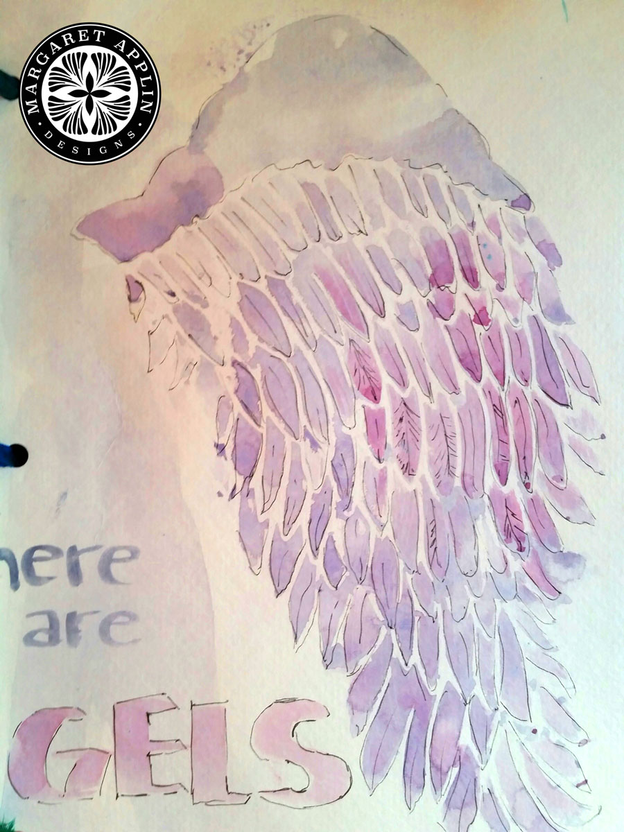 900x1200 Studio Sunday And Watercolor Wings - Watercolor Angel Wings