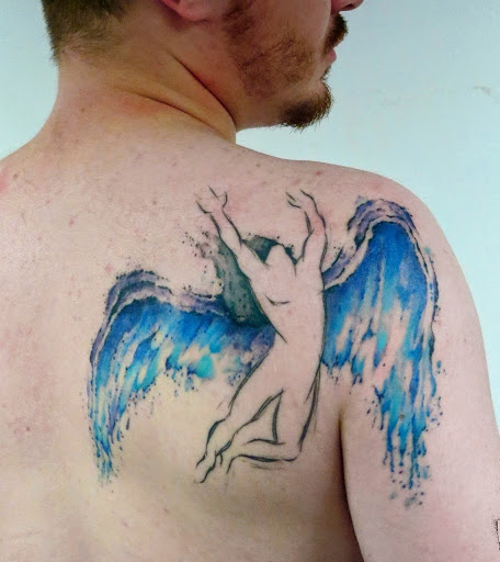 456x512 70 Outstanding Watercolor Tattoo Designs Amp Ideas - Watercolor Angel Wings Tattoo