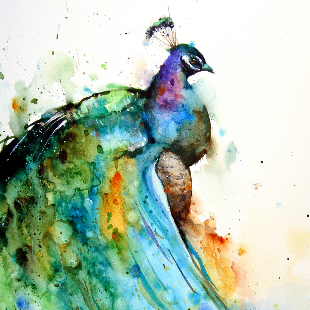 1000x1000 Simply Creative Watercolor Animals Paintings By Dean Crouser - Watercolor Animal Art