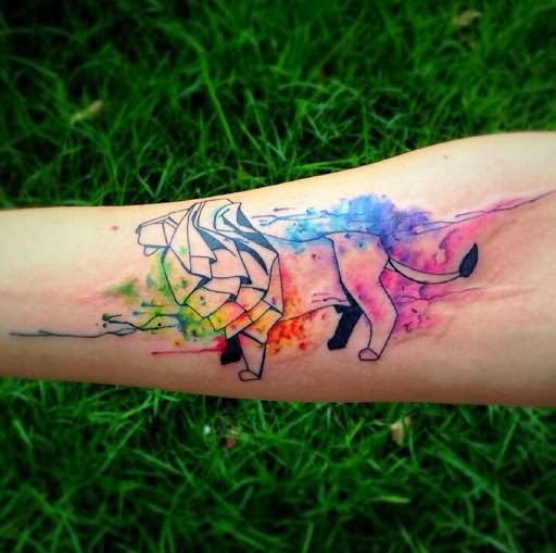 512x509 Watercolor Animal Tattoo Design - Watercolor Animal Tattoo