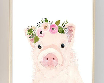 340x270 Watercolor Animals Etsy - Watercolor Animals