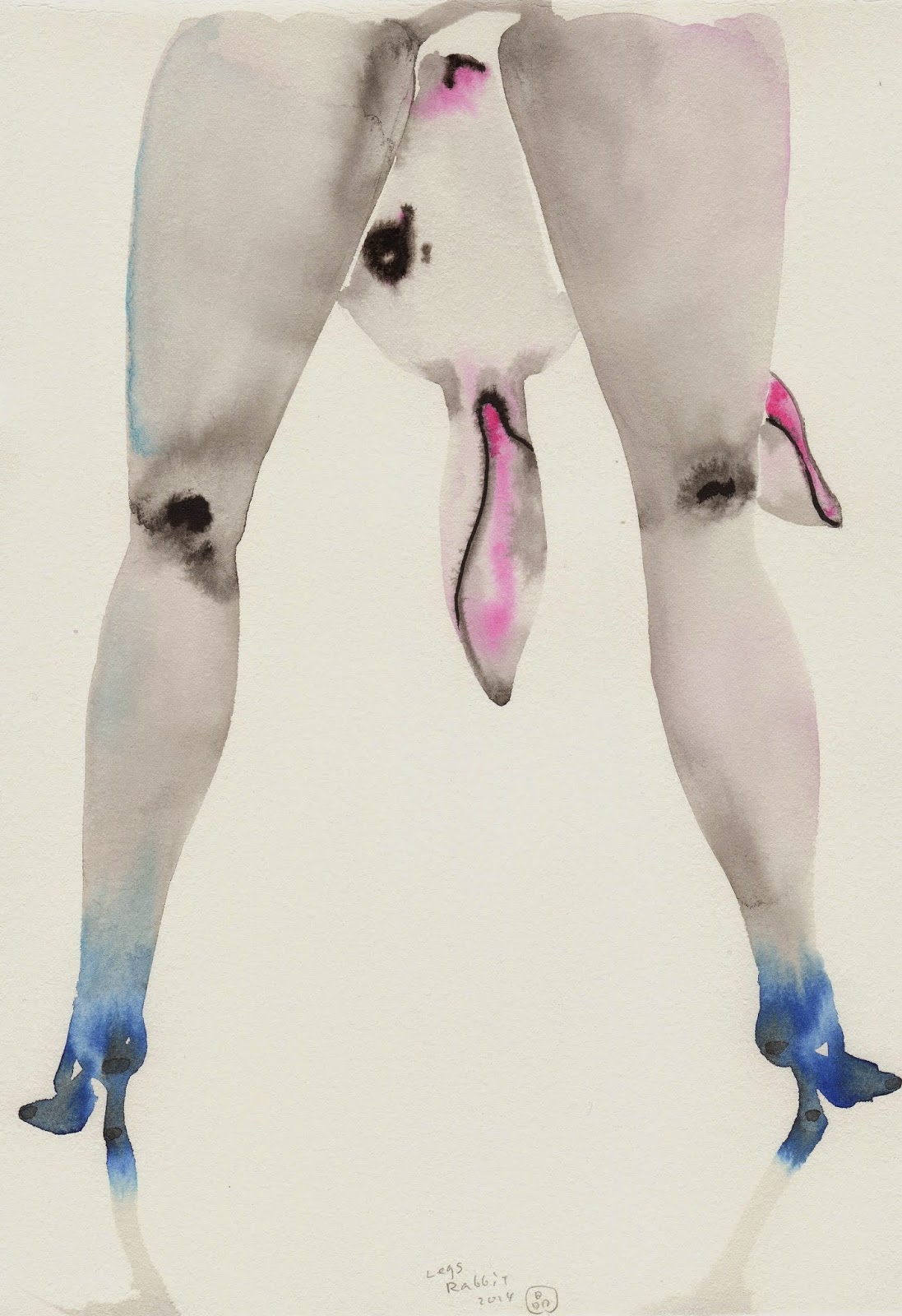 1097x1600 Watercolor Paintings Of Animals With Ladylike Legs By Akiko - Watercolor Animals Easy