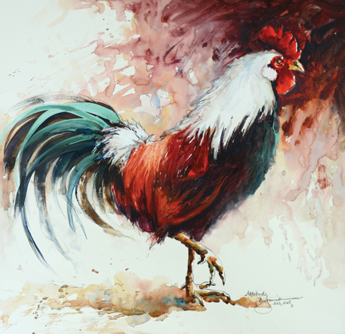 500x485 Watercolor Techniques For Mixing Your Own Neutral Colors - Watercolor Animals Tutorial