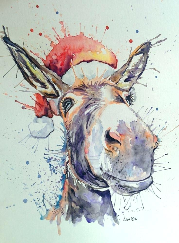 Watercolor Animals Tutorial at PaintingValley.com | Explore collection