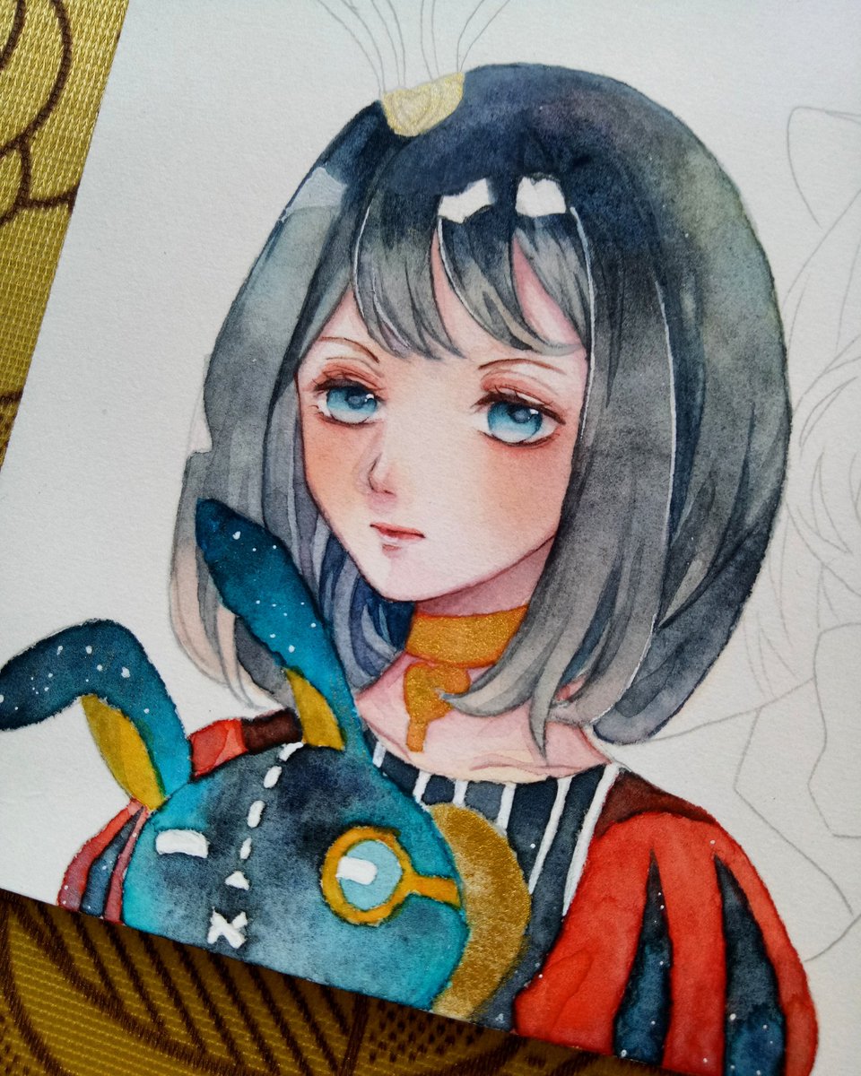 960x1200 Mocha On Twitter Long Time No See, Here Is My Newest Artwork - Watercolor Anime Art