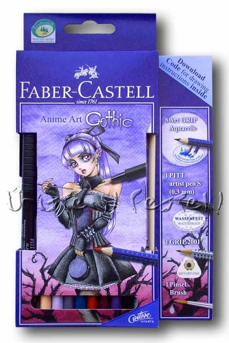 470x704 Watercolor Pencil Set - Watercolor Anime Art