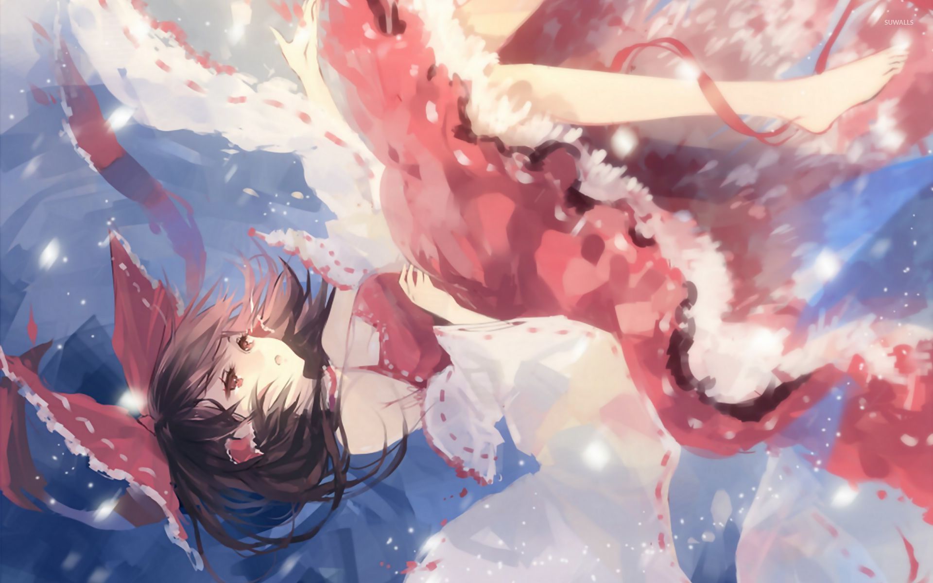 1920x1200 Watercolor Girl Wallpaper - Watercolor Anime Girl