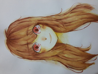 320x240 Liked Drawings By Frostie - Watercolor Anime Painting
