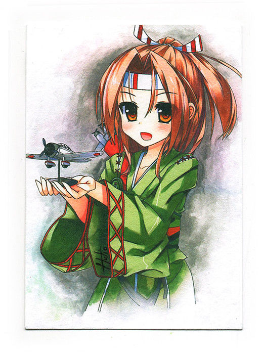 520x700 Original Hand Painting Japan Comics Watercolor Aceo Art Picture - Watercolor Anime Painting