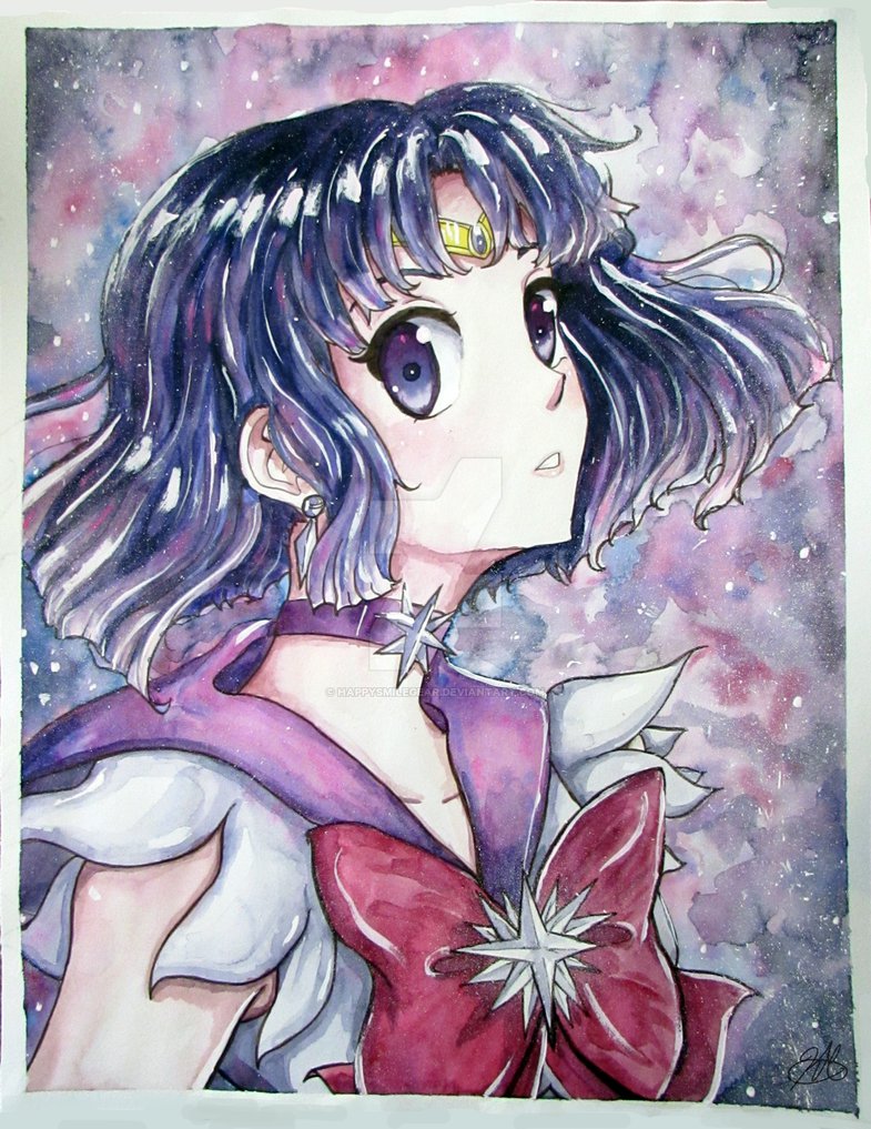 Watercolor Anime Painting at PaintingValley.com | Explore collection of ...