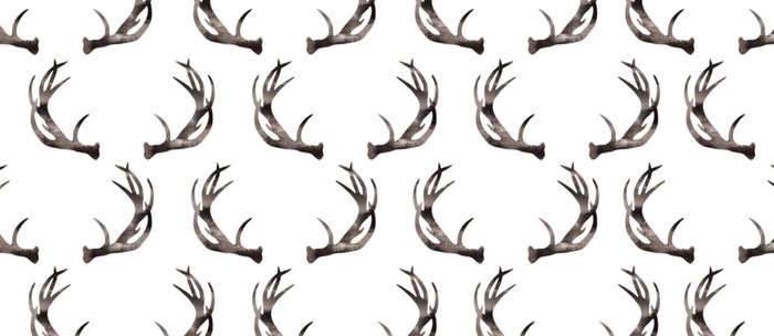 700x304 Watercolor Antlers Coffee Mug By Cloverchen Society6 - Watercolor Antlers