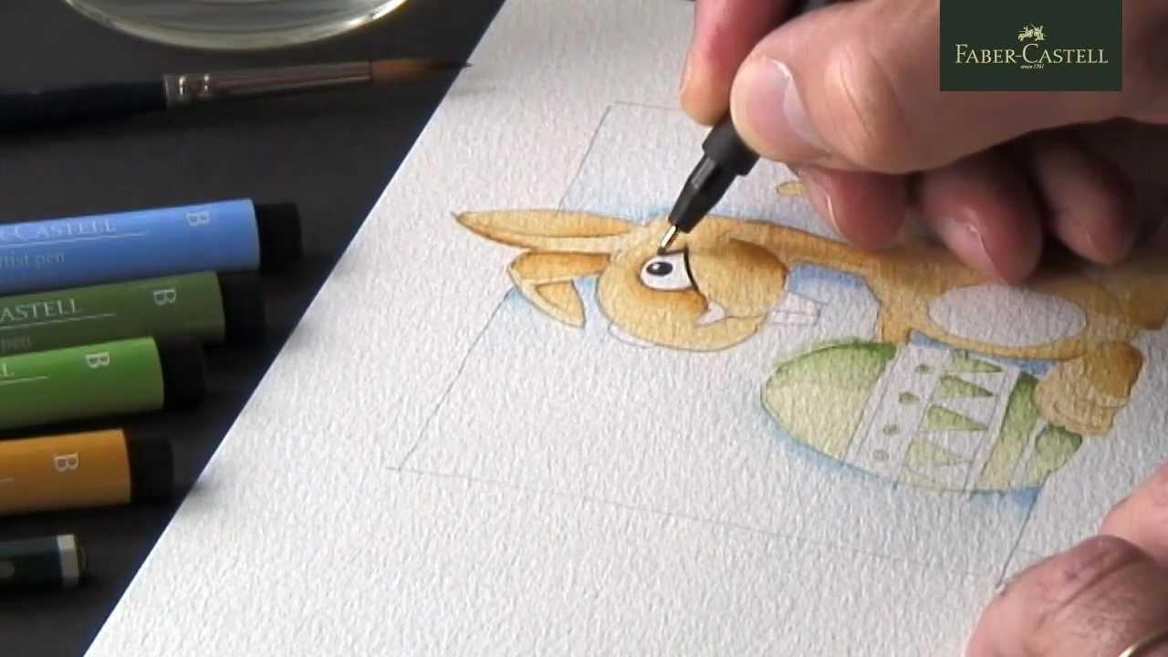1280x720 Markers Watercolor Aquarelle Avec Feutres Aguarela Com - Watercolor Aquarelle
