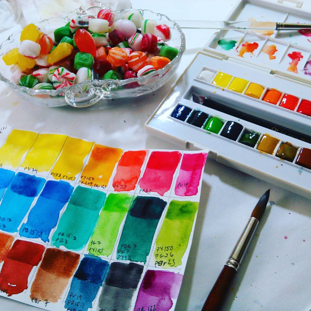 1080x1080 Review Sennelier La Petite Aquarelle Student Watercolors - Watercolor Aquarelle