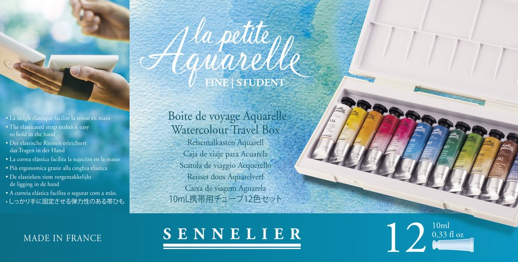 1024x518 Sennelier Watercolor Sets Half Pans And Tubes - Watercolor Aquarelle