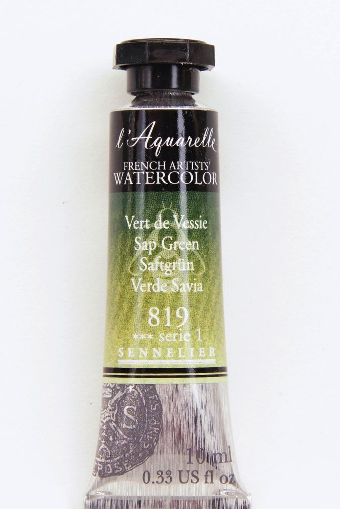 684x1024 France Sennelier, Aquarelle Watercolor Paint, Sap Green, 819,10ml - Watercolor Aquarelle